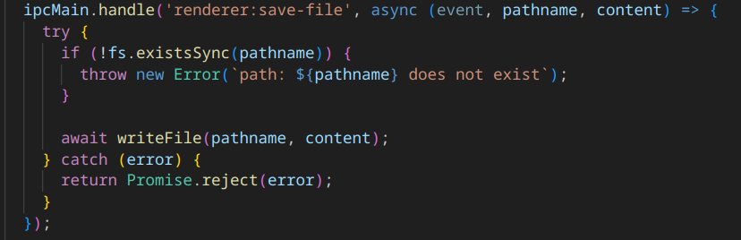 renderer:save-file handler